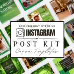 Instagram Post Kit Eco Friendly Kitchen Utensils Dropshipping Store theme