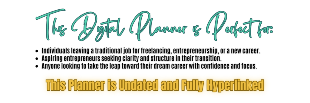 Career Change Planner Perfect for image